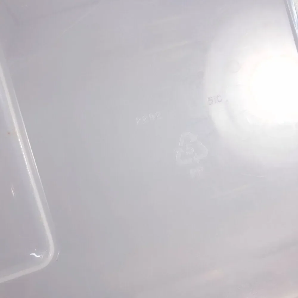 Vintage Rubbermaid Organizer Keepers‎ Snap Case 2282 51C clear plastic hinged